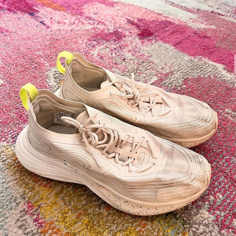 Cream with Colorful Details APL Streamline Sneakers